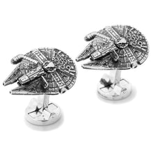 Load image into Gallery viewer, Star Wars Millennium Falcon 3D Cufflinks