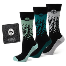 Load image into Gallery viewer, Star Wars Mandalorian 3-Pack Dress Sock and Lapel Pin Gift Set