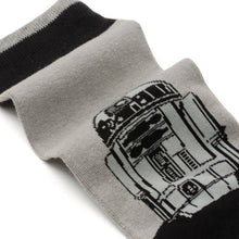 Load image into Gallery viewer, Star Wars R2-D2 Men's Gray and Black Mod Dress Socks and Lapel Pin Gift Set