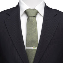 Load image into Gallery viewer, Star Wars Grogu Green Tie, Gray Dress Socks, and Tie Bar Gift Set