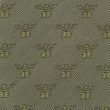 Load image into Gallery viewer, Star Wars Grogu Green Tie, Gray Dress Socks, and Tie Bar Gift Set