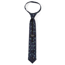 Load image into Gallery viewer, Star Wars Grogu Boy's Navy Dotted Zipper Tie