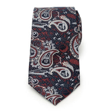 Load image into Gallery viewer, Star Wars Darth Vader Navy Multicolored Paisley Tie