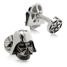 Load image into Gallery viewer, Star Wars Darth Vader Sterling Silver 3D Cufflinks