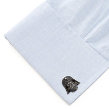 Load image into Gallery viewer, Star Wars Darth Vader Crystal 3D Cufflinks and 5-Stud Set