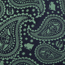 Load image into Gallery viewer, Star Wars Yoda Green and Blue Paisley Tie