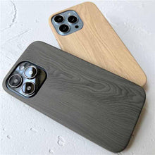 Load image into Gallery viewer, Retro Ultra Thin Wooden Texture Phone Cases For iPhone 14 13 12 11 Pro Max XS MAX XR XS X 7 8 Plus anti-skid Soft Cover Vintage Wooden Unique Classy & Fully Protective Phone Case