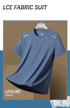 Load image into Gallery viewer, CHRLCK Men's Quick Dry Running T Shirt Size M Breathable Outdoor Sports Tee Hiking Fishing Summer Essentials