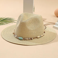 Load image into Gallery viewer, Elegant Tassel Beach Hats For Women Women's Bucket Sun Hat Max Sun Protection Holiday Hats Ladies Sun Hat Summer Straw Hats UV Protection Foldable Travel One Size Hat Modern Summer Fedoras For Party
