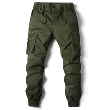 Load image into Gallery viewer, Mandotos Cargo Pants for Men Cotton Full Length Tactical Military Cargo Trousers Gray