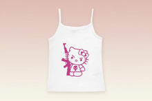 Load image into Gallery viewer, Y2K Hello Kitty Crop Top – Emo Girls Vintage Punk Tank