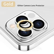 Load image into Gallery viewer, 3/1Pcs Luxury Camera Lens Protector For iPhone13 12 11 Pro Max Camera Protective For iPhone 12 13 Mini Back Lens Glass Camera Cover Circle Tempered Glass Protector
