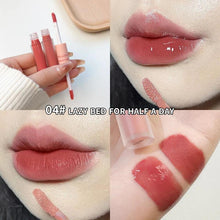 Load image into Gallery viewer, Double End Lip Glaze Full Gloss Mirror And Matte Velvet Long Term Color And Moisture Lip Gloss Anti Stain Cosmetic Lip Glaze