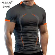 Load image into Gallery viewer, New Summer Gym Breathable T Shirt Men Quick Drying Jogging TShirt Men Training Tees Fitness Tops Running T-shirt