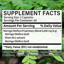 Load image into Gallery viewer, Moringa extract is rich in vitamins, minerals, and natural antioxidants, supporting balanced blood pressure and heart health