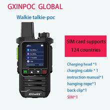 Load image into Gallery viewer, BINQI-K6 GXINPOC Platform Global -4G POC walkie talkie, 5000kilometers remote , global policecivilian fleet walkie talkie(free)