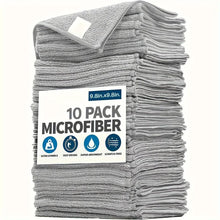 Load image into Gallery viewer, 5/10/20pcs Kitchen Towel, Ultra-fine Fiber Light Gray Cleaning Cloth Set, Absorbent, Soft And Stain-removing Cloth