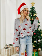 Load image into Gallery viewer, Santa Claus Head Knitted Christmas Sweater | NCS
