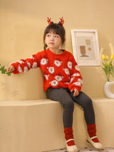 Load image into Gallery viewer, Children's Santa Claus Head Knitted Christmas Sweater | NCS