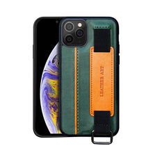 Load image into Gallery viewer, Classic Vintage Design Leather Belt Style With Strap Case for iPhone 14 13 12 Mini 11 Pro Max XS XR Max 8 7 6S Plus PU Leather Wristband Card Holder Full Cover Business Simple Iphone Case For Men And Women