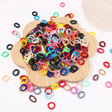 Load image into Gallery viewer, 20/50pcs Kids Elastic Hair Bands Girls Sweets Scrunchie Rubber Band for Children Hair Ties Clips Headband Baby Hair Accessories