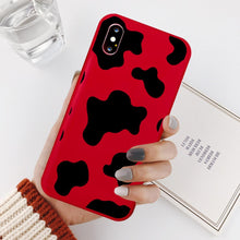 Load image into Gallery viewer, Slim Fit Lightweight Black White Print Silicone Case For iPhone 11 Pro 7 8 Plus X XR XS Max iphone 11 Cell Phone Case Cover White Black Pattern Print Silicone Unisex Case