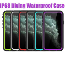 Load image into Gallery viewer, Waterproof Case For iPhone 14 13 12 11 Pro Max 14Plus 12Pro Durable Water Proof Cover Sport 360 Protect iPhone12 Mini Waterproof Case for iPhone Drop Resistant Iphone Clear Back