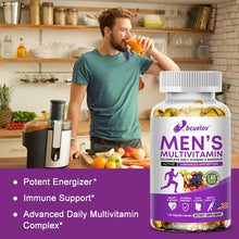 Load image into Gallery viewer, Men's Daily Multivitamin - 22 Vitamins & Minerals, Dietary Supplement for Immunity, Energy, Digestion, Skin, and Overall Health