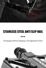 Load image into Gallery viewer, Lightweight Design Easy To Ride Bicycle Pedals Aluminum Alloy Material Suitable for Road Cycling Waterproof and Anti Slip