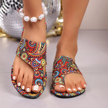 Load image into Gallery viewer, Women’s Boho Flat Printed Slippers
