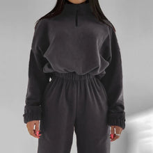 Load image into Gallery viewer, Women's 2 Piece Sportswear Set Hooded Sweatshirt Tracksuit Pants