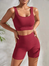 Load image into Gallery viewer, Women's Seamless Ribbed Yoga Set