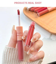 Load image into Gallery viewer, Double End Lip Glaze Full Gloss Mirror And Matte Velvet Long Term Color And Moisture Lip Gloss Anti Stain Cosmetic Lip Glaze