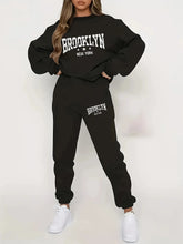 Load image into Gallery viewer, Women’s Plush Hoodie & Pants Sweater Set – Cozy Winter Tracksuit