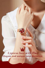 Load image into Gallery viewer, OLEVS Luxury Fashion Ladies' Watches Rose Gold Top Brand Original Quartz Watch for Women Stainless Steel Mesh Strap Love Dial
