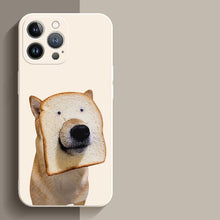 Load image into Gallery viewer, Cute and Funny Puppy Phone Case For iPhone 13 14 11 12 Pro Max XS XR 7 8 Plus Creative Shockproof Soft Silicone Phone Cover Flexible Silicone Dog Pattern Cute Phone Case