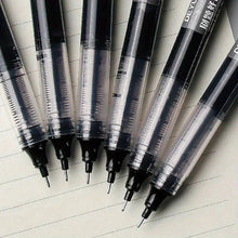 Load image into Gallery viewer, 10Pcs/set High Quality Needle Type Gel Pens Straight Liquid Ballpoint Pen Kawaii Stationery School Office Supplies Writing