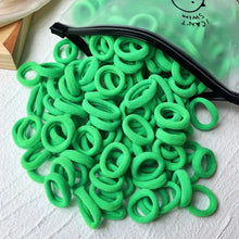 Load image into Gallery viewer, 20/50pcs Kids Elastic Hair Bands Girls Sweets Scrunchie Rubber Band for Children Hair Ties Clips Headband Baby Hair Accessories