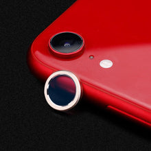 Load image into Gallery viewer, Camera Protection Ring with Metal Camera Protection Film For iPhone XR Metal Camera Protector Ring Circle Compatible with iPhone XR Aluminum Alloy Back Lens Protective Glass Cover
