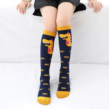 Load image into Gallery viewer, Colorful Embroidered Knee High Socks for Girls