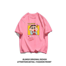 Load image into Gallery viewer, 👕 Crayon Shin-chan "Beloved Woman" Cotton T-Shirt – Playful Anime Streetwear