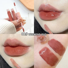 Load image into Gallery viewer, Double End Lip Glaze Full Gloss Mirror And Matte Velvet Long Term Color And Moisture Lip Gloss Anti Stain Cosmetic Lip Glaze