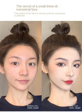 Load image into Gallery viewer, Natural Stereoscopic Face Powder Palette Matte Bronzer Contour Shading Multifunctional Highlighter Cosmetic Blush Gift