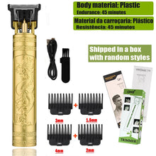 Load image into Gallery viewer, T9 Hair Clipper Repair Beard Shaving Body Hair Trimmer Clippers Electric Machine Men Haircut Machine 0mm Barber Shaver