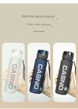 Load image into Gallery viewer, Casino Frosted Sports Water Bottle Plastic Portable Bottle With Lid For Men And Women