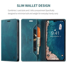 Load image into Gallery viewer, Vintage Wallet Case Card Holder Kickstand Built-in Magnetic Flip Leather Case for iPhone Leather Cases for iPhone 14 13 12 11 Pro Max Mini XR XS Max 8 7 6s Plus Wallet Flip Cover