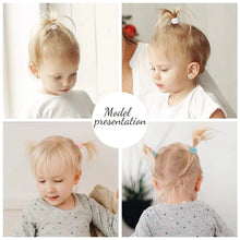 Load image into Gallery viewer, 20/50pcs Kids Elastic Hair Bands Girls Sweets Scrunchie Rubber Band for Children Hair Ties Clips Headband Baby Hair Accessories