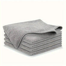 Load image into Gallery viewer, 5/10/20pcs Kitchen Towel, Ultra-fine Fiber Light Gray Cleaning Cloth Set, Absorbent, Soft And Stain-removing Cloth