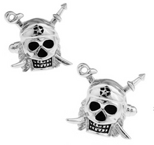 Load image into Gallery viewer, Skull & Swords Cufflinks