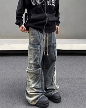 Load image into Gallery viewer, FLOW DENIM CARGO PANTS